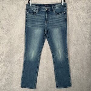 Lucky Brand Sweet Straight Jeans Womens 14/32 Regular Blue Medium Wash Stretch